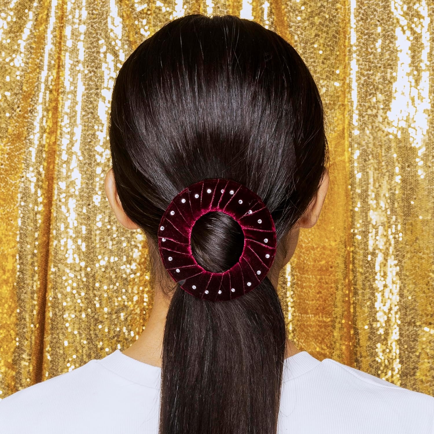 image:imageScunci by Conair Pop Clip Barrette hair accessories for women claw clips for thick hair claw clip Gifts for women teen girl gifts 1 CountCranberry