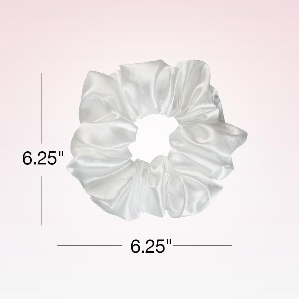 image:imageScunci by Conair The Original Satin Scrunchie hair accessories hair accessories for women hair ties valentines gifts for her oversized scrunchies Cherry RedWhite