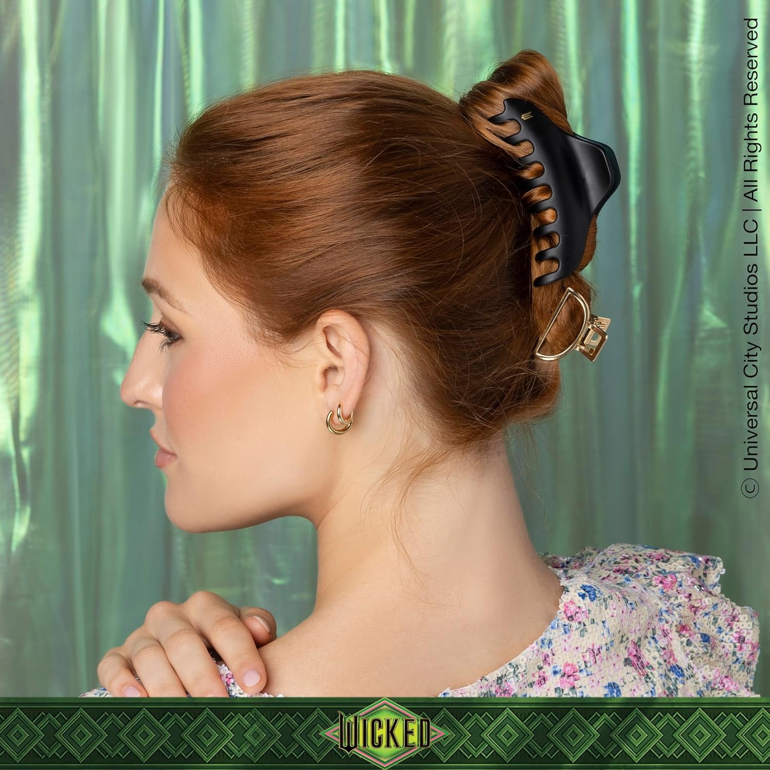image:imageWicked 3PK Claw Clip amp Bow Barrette set hair clips gift box hair clips for women gifts for her hair accessories Scunci by ConairEmerald City Green