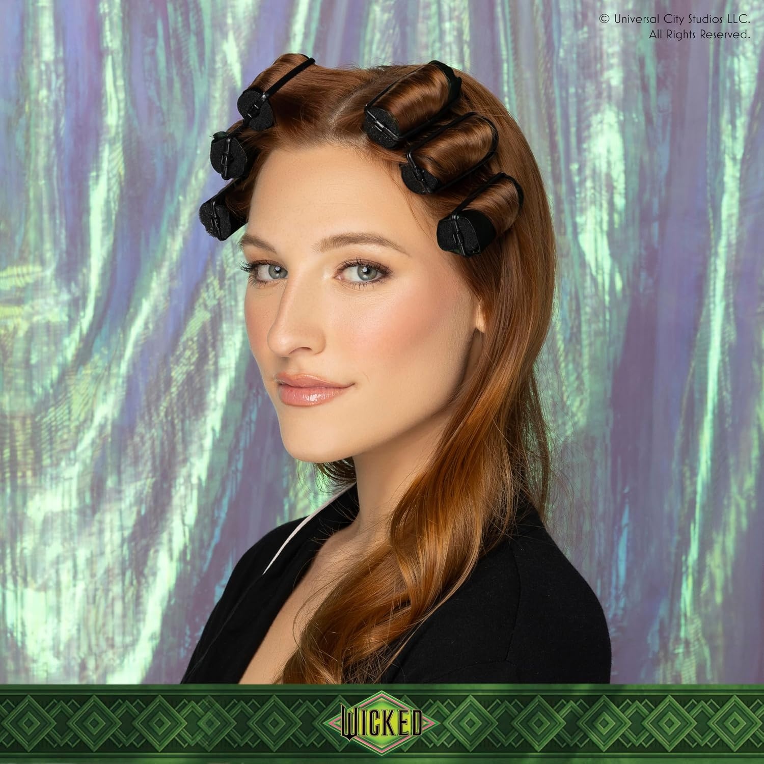 image:imageWicked Elphaba 6PK Satin Rollers hair rollers foam rollers heatless hair curlers Scunci by ConairGlinda Pink