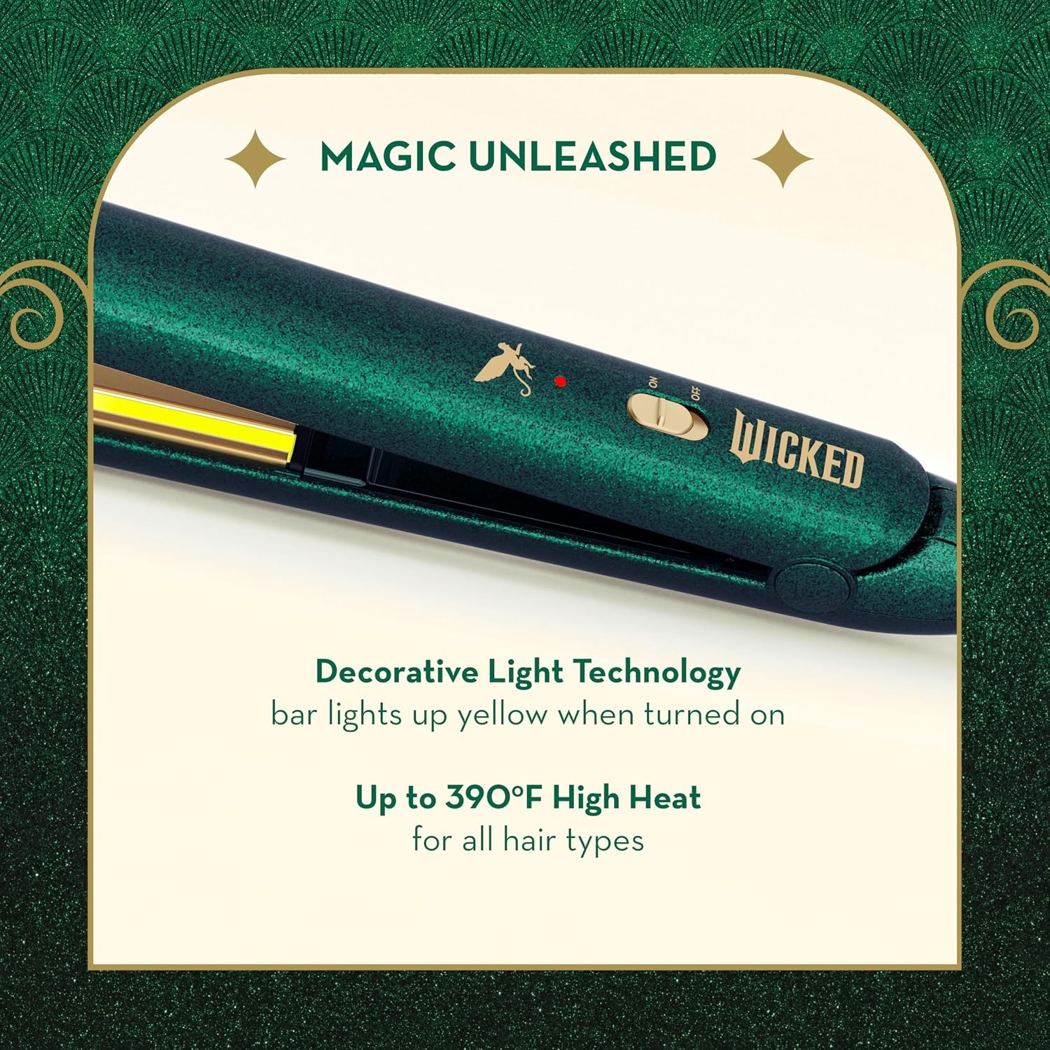 image:imageWicked Elphaba Flat Iron from Conair 1inch Hair Straightener1 inch
