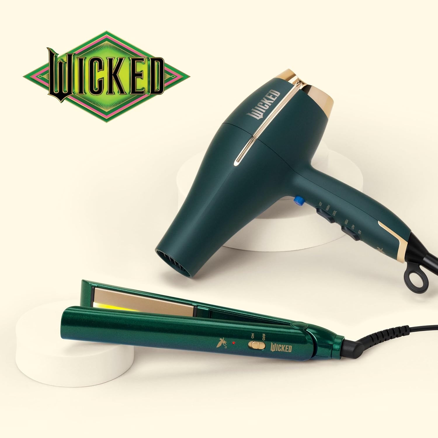 image:imageWicked Elphaba Flat Iron from Conair 1inch Hair Straightener1 inch