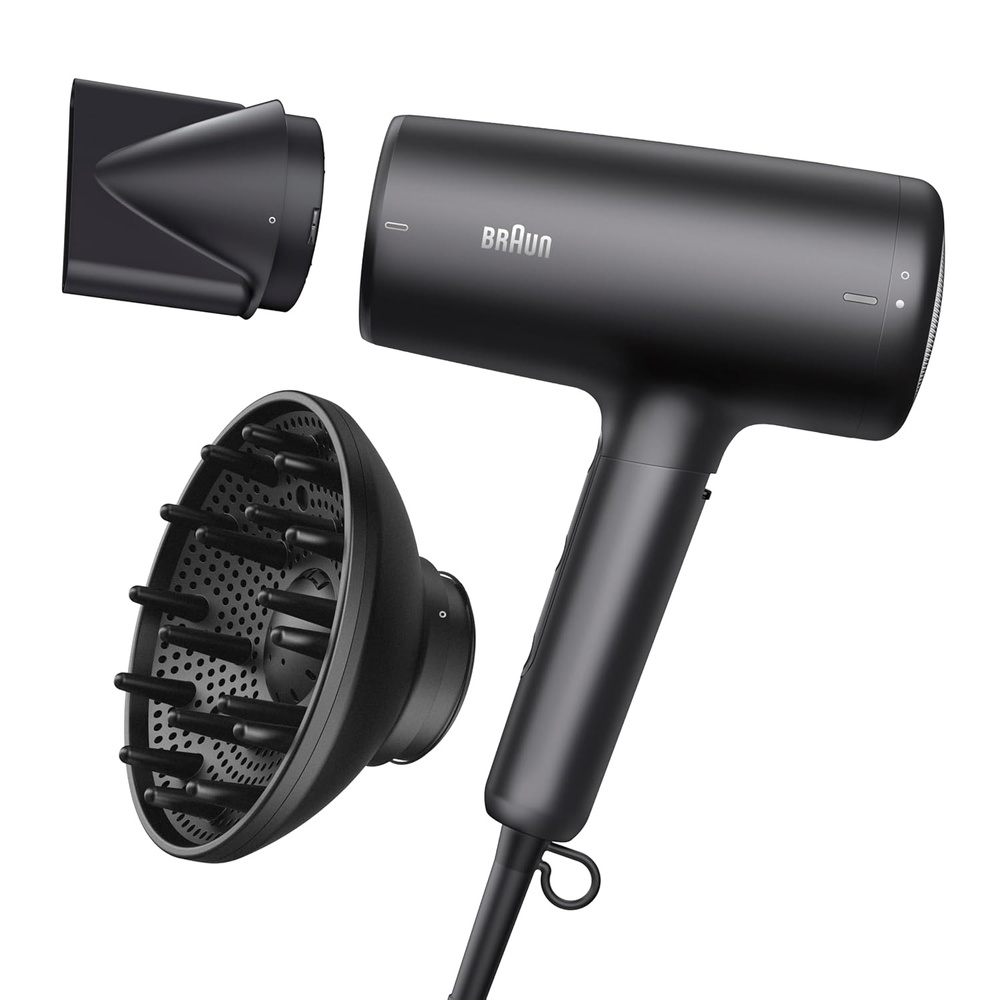 image:imageBraun Hair Dryer with Diffuser Blow Dryer with SuperIonic Technology Reduces Static and Frizz for Smooth Shiny Healthy Looking Hair