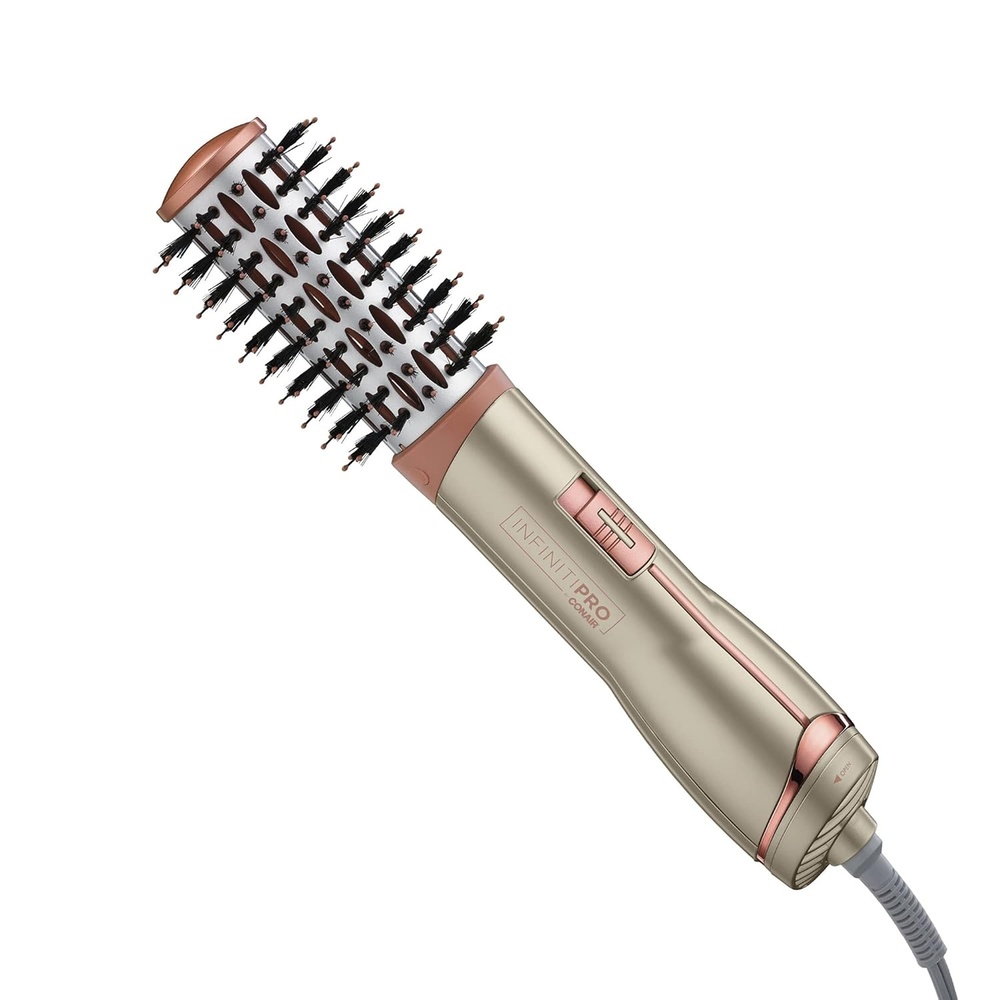 image:imageCONAIR INFINITIPRO Frizz Free 1 12inch Hot Air Brush Dryer Brush1 inches