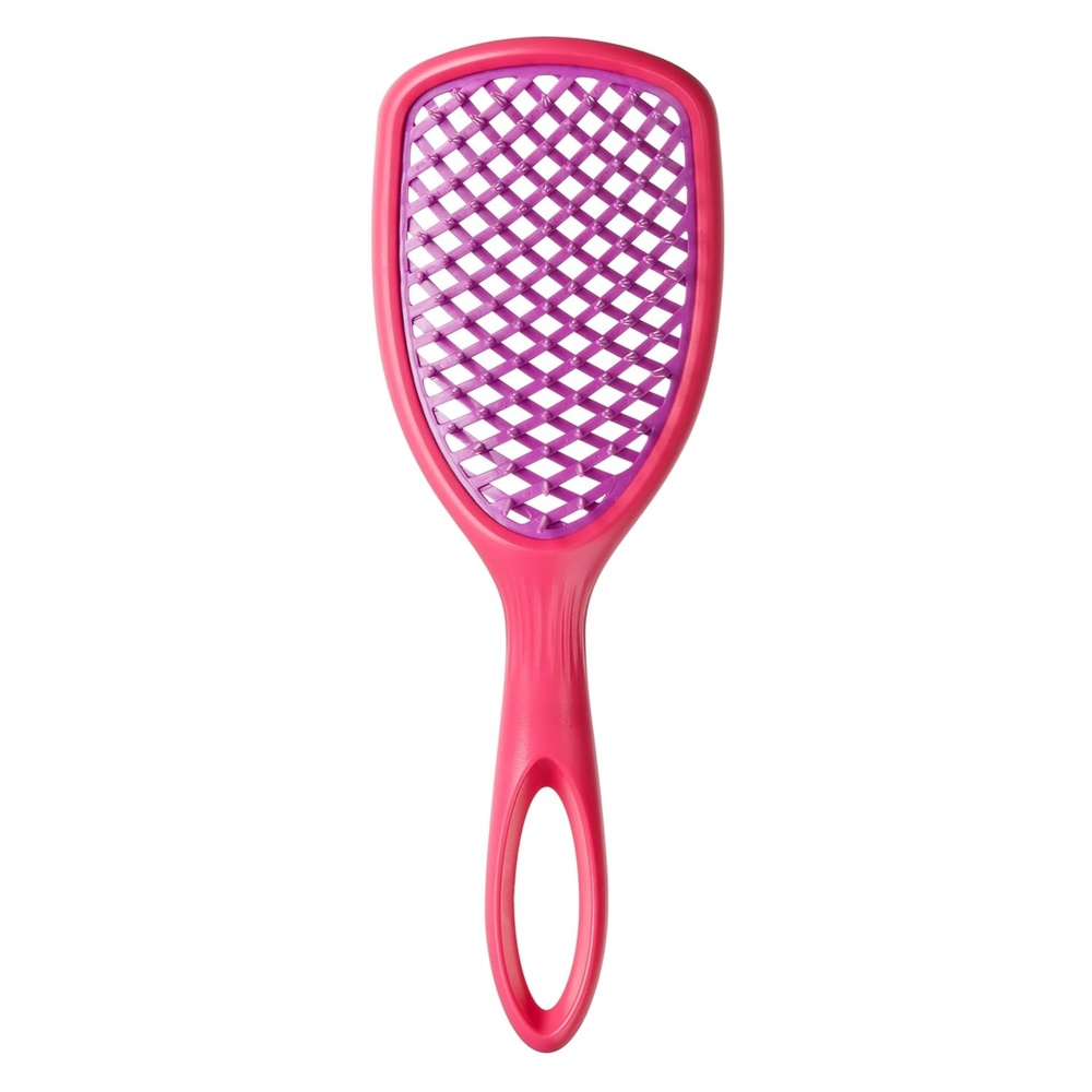 image:imageConair All Brush Vented Paddle Hair Brush for Women Gentle Detangler Brush for All Wet or Dry Hair Types Vented for Fast Blow Dry Styling Lightweight with Flex Bristles for Comfort Pink