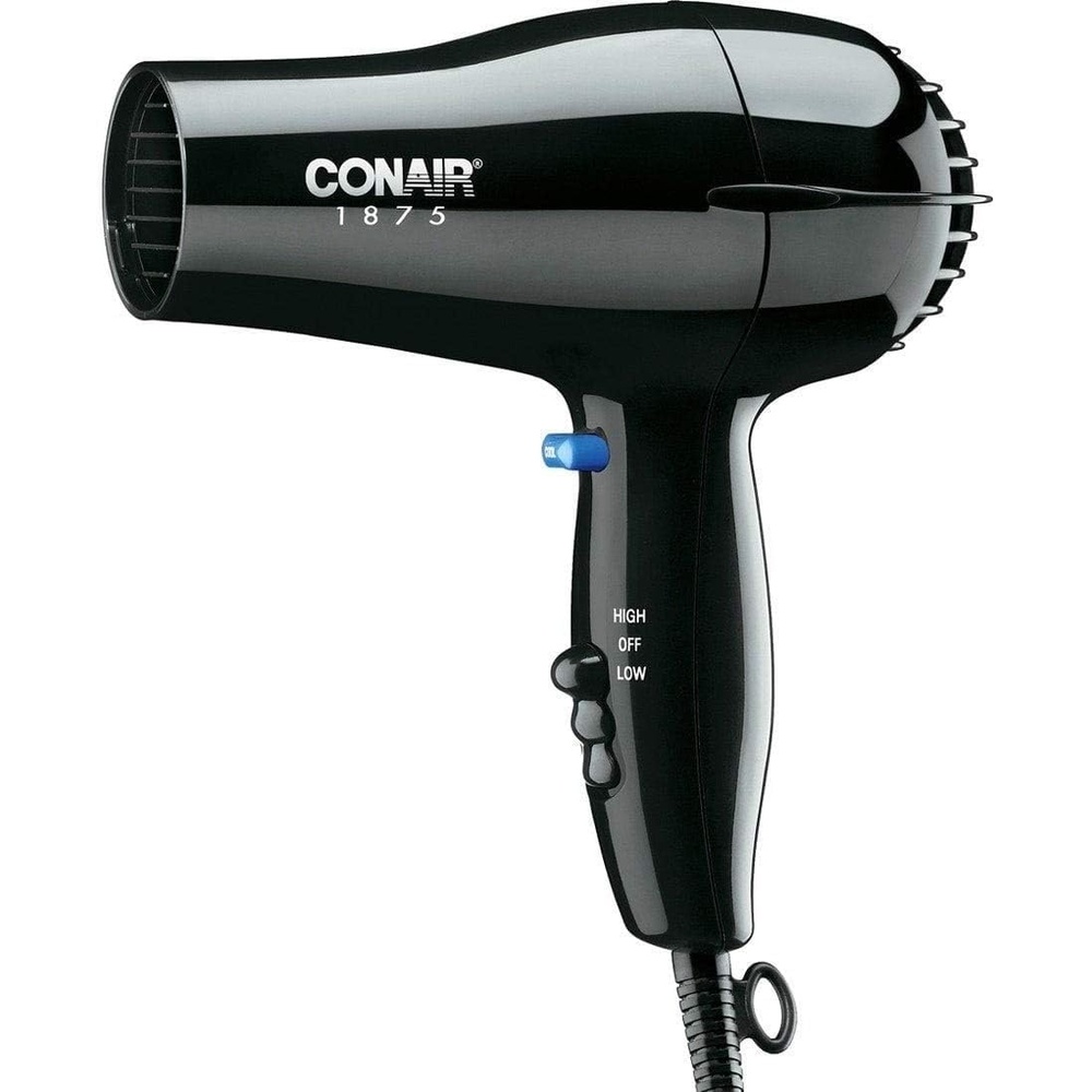 image:imageConair Hair Dryer 1875W MidSize Blow Dryer WhiteBlack