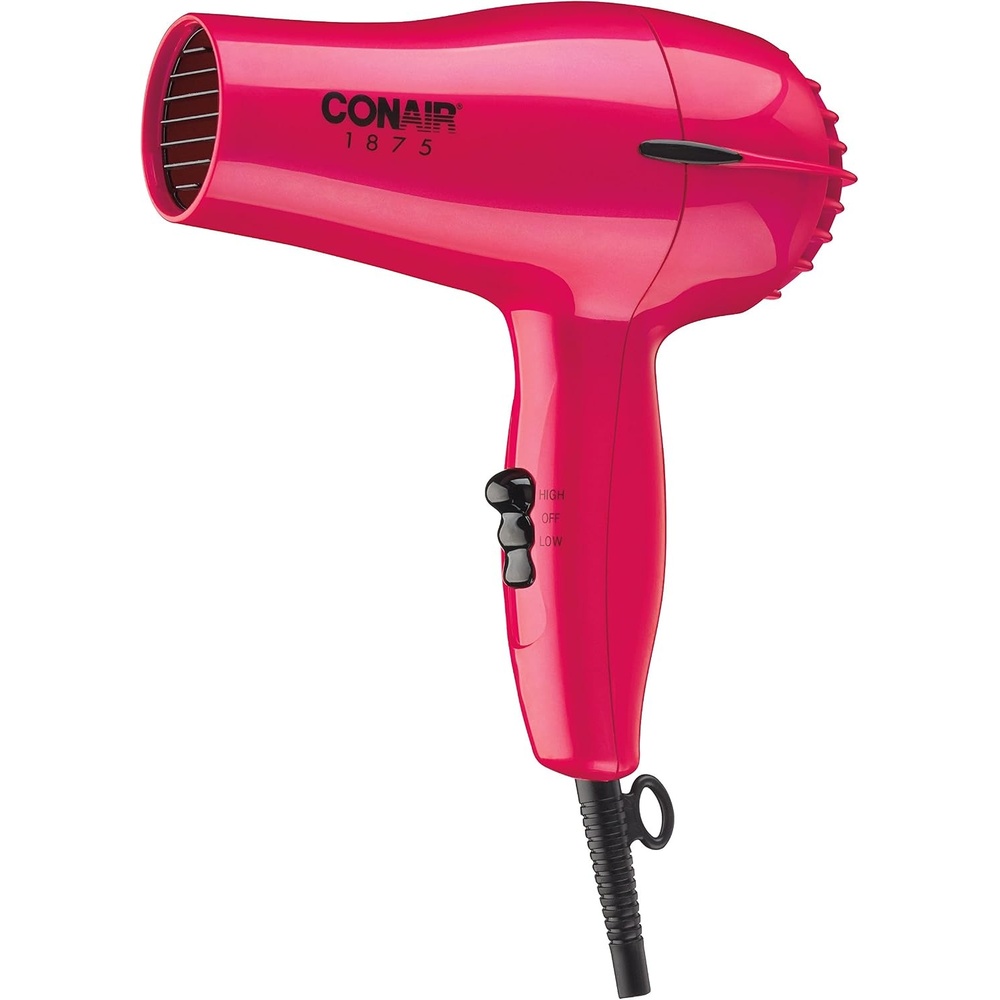 image:imageConair Hair Dryer 1875W MidSize Blow Dryer WhiteRed