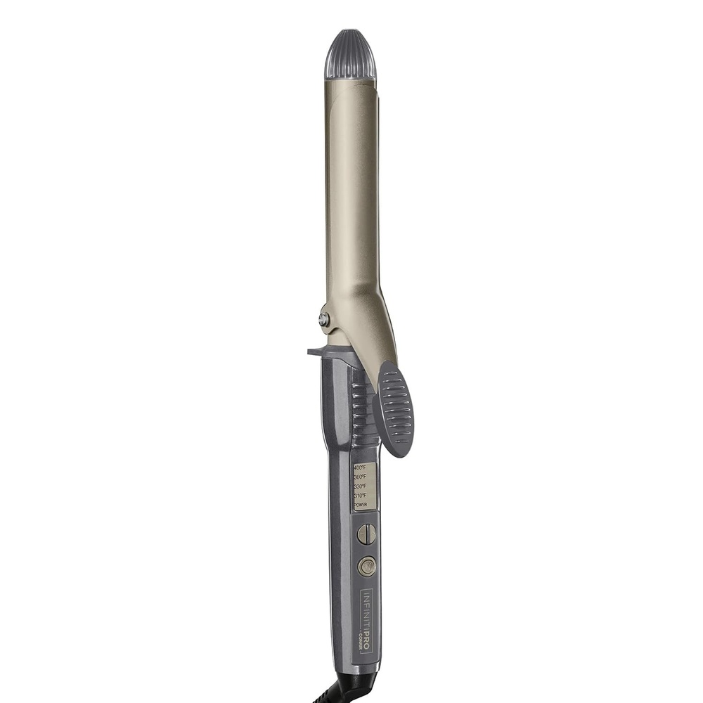 image:imageConair INFINITIPRO Tourmaline 1Inch Ceramic Curling Iron 1inch Barrel Produces Classic Curls for use on Short Medium and Long Hair