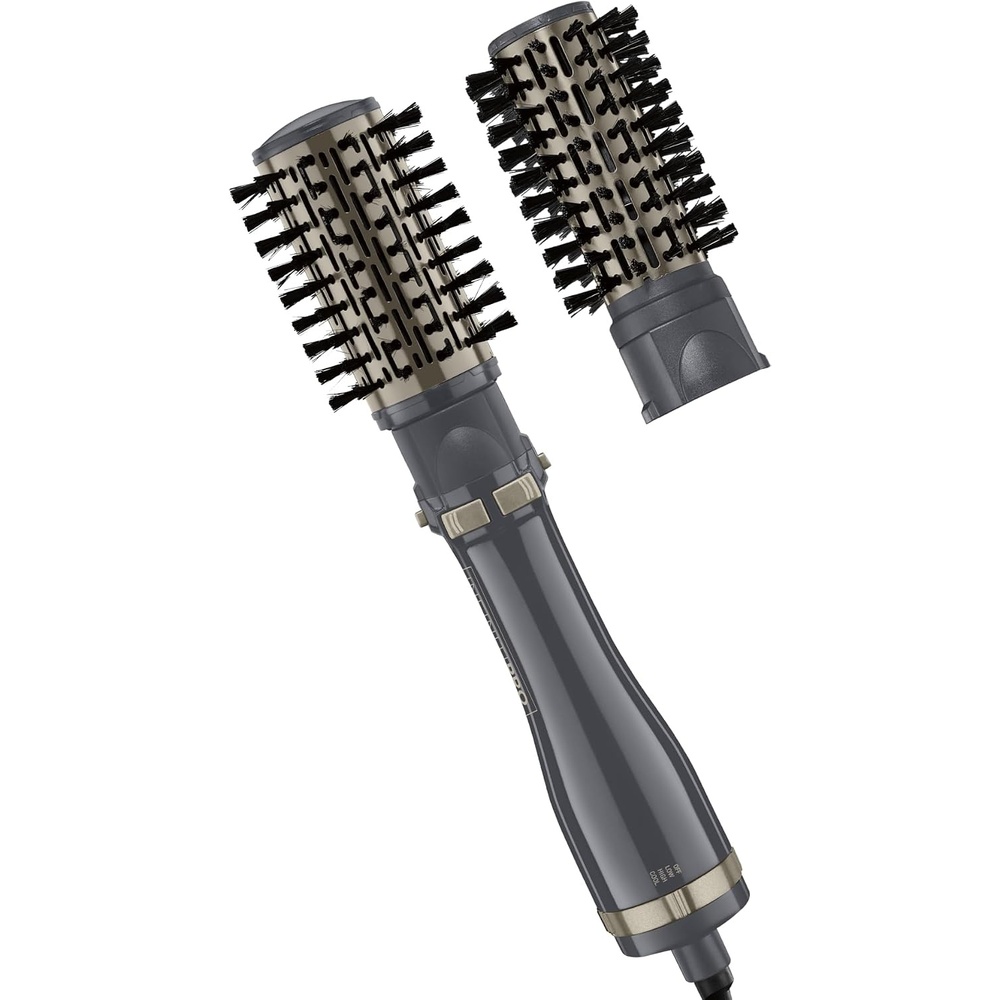 image:imageConair InfinitiPRO Rotating Hot Air Dryer Spin Brush Set  Bidirectional rotating ionic hot air brush for volume and curls Multicolor 2 in And 1  in Brush Heads Model BC191NN82 Piece Set