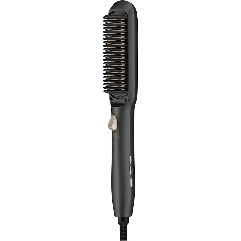 image:imageConair InfinitiPRO Tension Control Straightening Brush Tension control ionic brush straightens and reduces frizz on fine to thick curly hair Gray Model BC77712