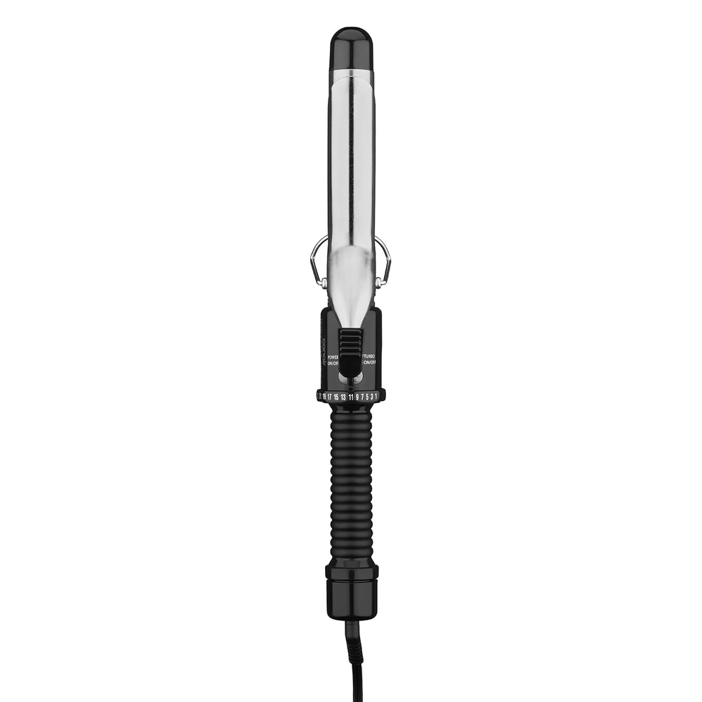 image:imageConair Instant Heat 12 Inch Curling Iron with 25 Heat Settings Dual Voltage Travel Hair Curler for All Hair Types Small Barrel Styling Tool with Clamp Black CD80GNRBlack