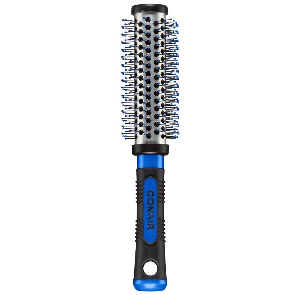 image:imageConair Salon Results Hairbrush for Blow Out Hair dryer round brush Metal Bristles Ideal for shorter hair lengthsBlack Teal