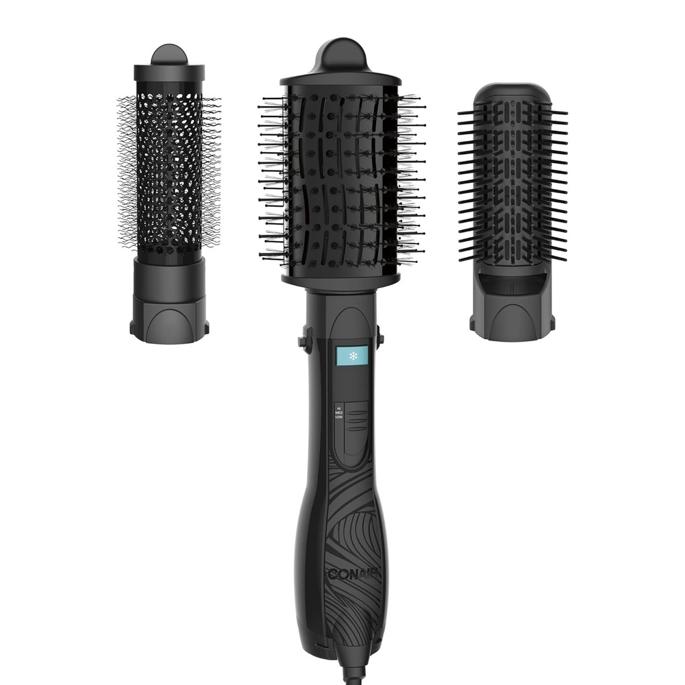 image:imageConair The Curl Collective 3in1 Blowout Kit 3 Interchangeable Brush Attachments to Create Your Perfect Blowout1 Count Pack of 1