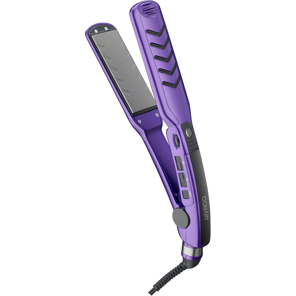 image:imageConair Tourmaline Ceramic Flat Iron 1inchPurple