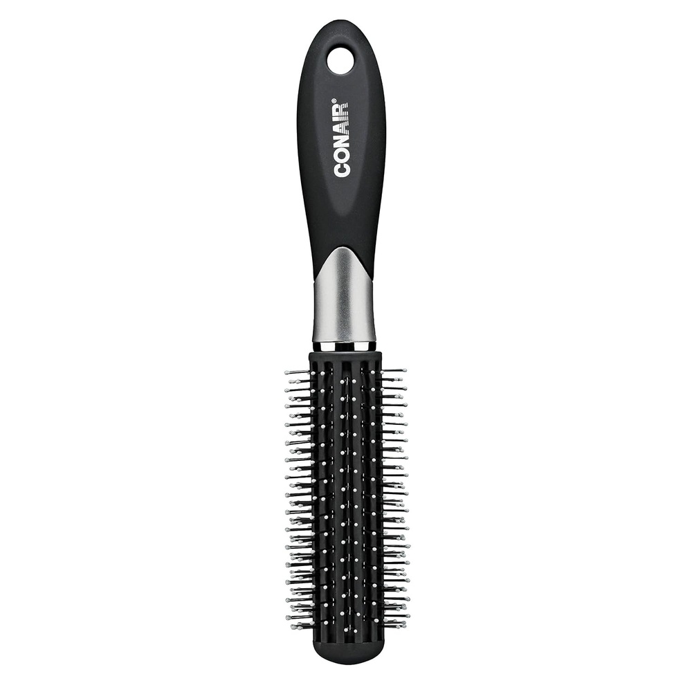 image:imageConair Velvet Touch Full Round Nylon Brush Color May VaryBlack