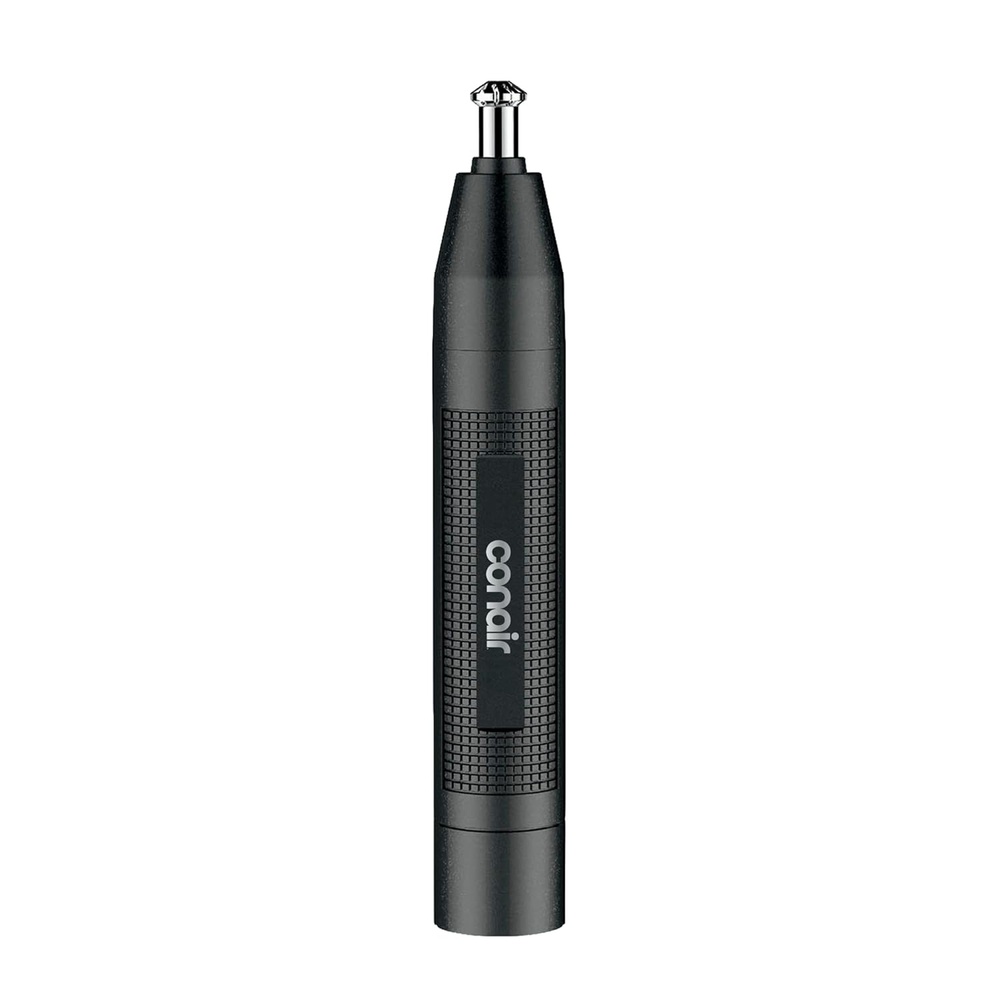 image:imageConairMAN 360 Bevel Blade Ear and Nose Trimmer Patented 360 beveled blade trims ear nose and brows with no pulling BlackSilver Model PG1000L5BlackSilver