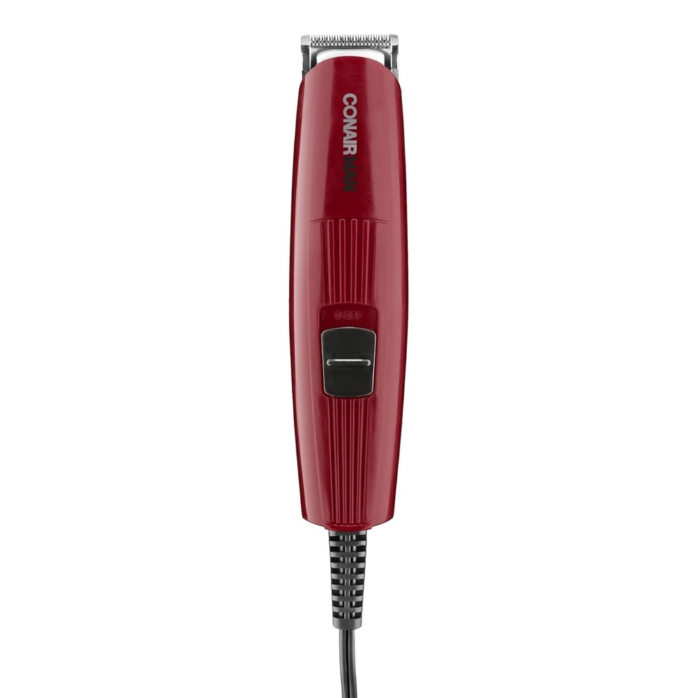 image:imageConairMAN Beard Trimmer for Men Includes Nose and Ear Hair Trimmer and 5Position Comb Attachment 4 piece Mens Grooming Kit Corded4 Piece Set