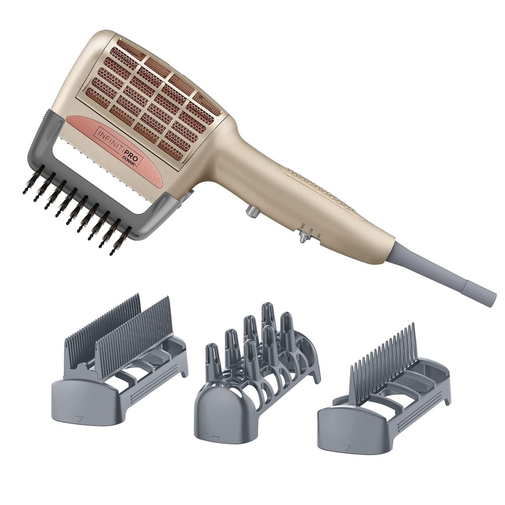 image:imageINFINITIPRO BY CONAIR 4in1 Frizz Free Styling Hair Dryer 1875W Hair Dryer and 4 Attachments