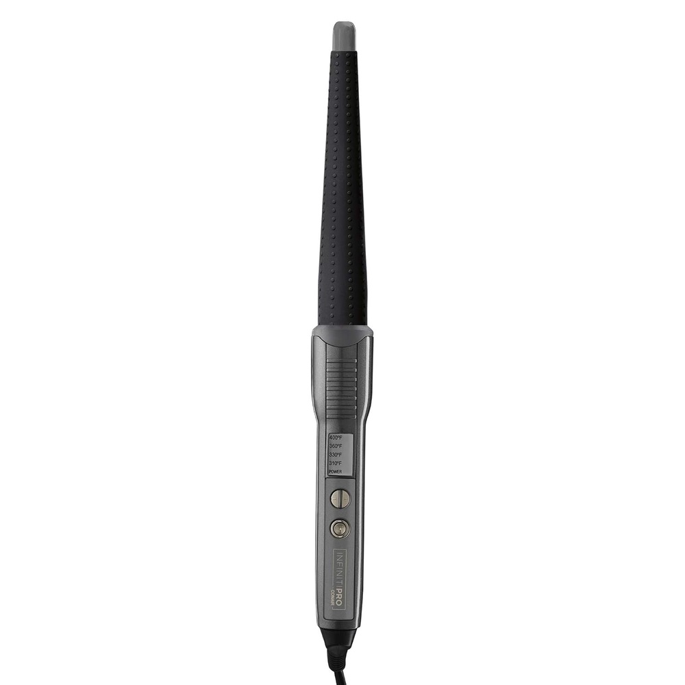 image:imageINFINITIPRO BY CONAIR Silicone Shine 1Inch to 12Inch Curling Wand Tapered wand produces beachy waves