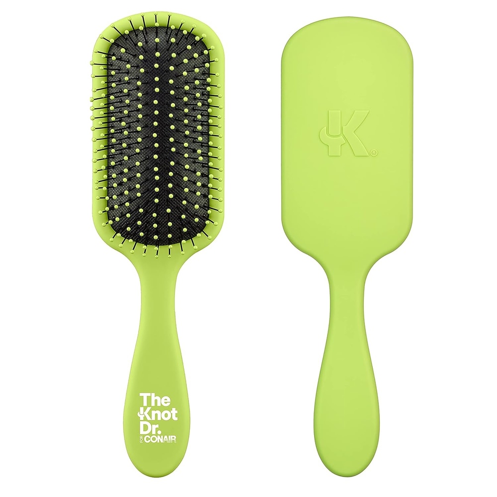 image:imageKnotty Kids for Conair Smiley Print HairbrushGreen