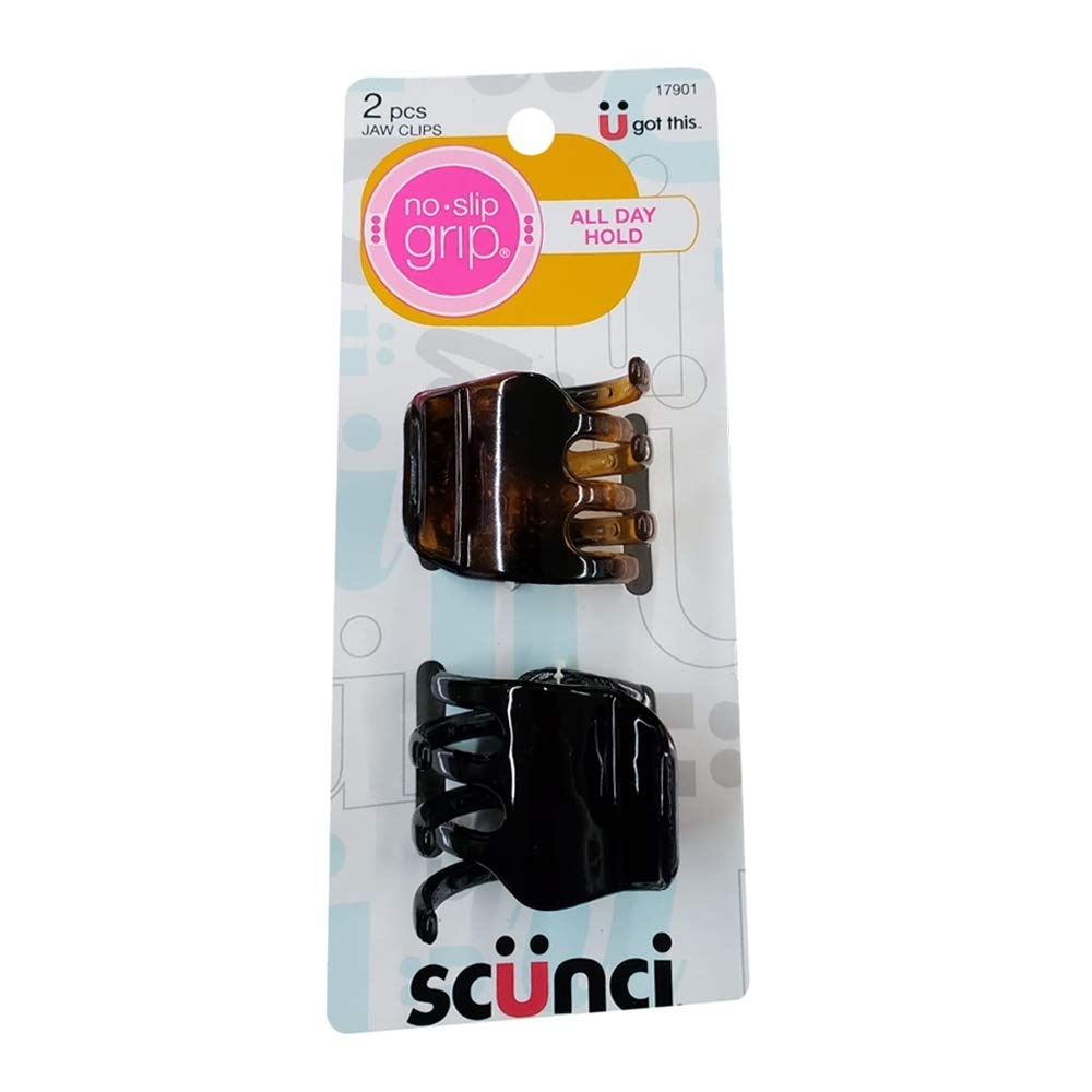 image:imageScunci Noslip Grip Chunky Jaw Clips 2 Count Pack of 32 count Pack of 3