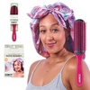 Purple/Pink/Blue Swirl Bonnet & Brush