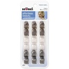Scunci Effortless Beauty Thick Hair Mini Jaw Clips  1 cm  18-Count