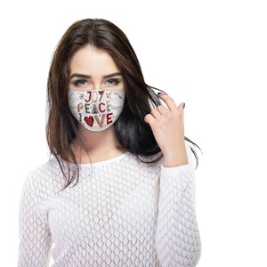 Allegro by Scunci Holiday Fun Face Masks With Mesh Bag, Pack of 3(Spread Joy)
