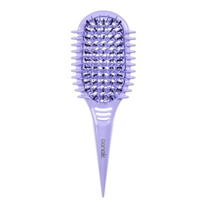 Conair Detangler Curly Hair Brush | Curl Define Pro for Enhancing and Detangling Loose Curls and Long Hair, Purple, BR95707PUR2L(Purple)