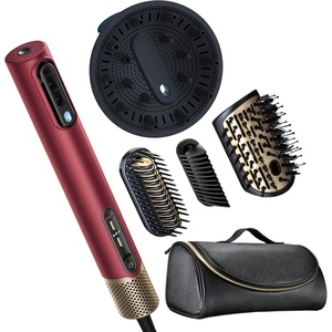 Conair DigitalAire Air Styling System | 4-in-1 Drying and Styling System with 4 Attachments to Detangle, Straighten, Volumize, Dry, Plum, Model 997