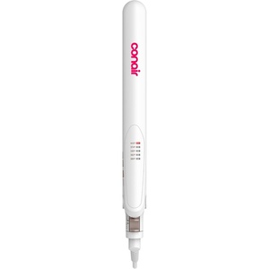 Conair Double Ceramic Flat Iron, 1½-inch Flat Iron, 5 Heat Settings Up to 410°F, Extra-Wide Floating Plates, For All Hair Types and Textures, White(White)