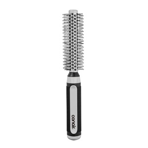 Conair Salon Results Hairbrush for Blow Out – Hair dryer round brush – Metal Bristles – Ideal for shorter hair lengths(Grey)
