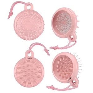 Conair Scalp Massager – Scalp Massager hair growth – Dual-Sided- Can use on wet or dry hair – Pink