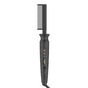 Conair The Curl Collective Ceramic Pressing Hot Comb, Sleek Straight Simple Pressing Comb Design Reaches Close to The Roots for Silky Straightening Root to Tip(One Size)