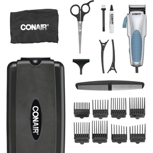 ConairMAN Hair Clippers for Men, 21-Piece Home Hair Cutting Kit(Silver)