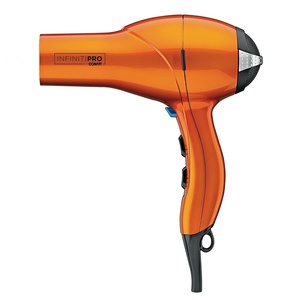 INFINITIPRO BY CONAIR Hair Dryer, 1875W Salon Performance AC Motor Hair Dryer, Conair Blow Dryer, Orange(1 Count (Pack of 1))