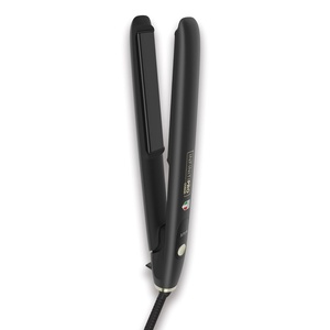 INFINITIPRO by CONAIR ArteBella 1-Inch Ceramic Flat Iron Hair Straightener, Professional Italian Design with Extra Long Floating Plates, 5 Heat Settings up to 445°F, Fast Styling for All Hair Types