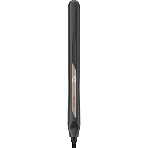 Infiniti PRO CONAIR Tourmaline Ceramic 1 ½-Inch Flat Iron Digital Hair Straightener, 1 ½-Inch Flat Iron to Straighten or Curl, 5 Heat Settings, for All Hair Types and Textures, Dark Gray(Dark Gray)