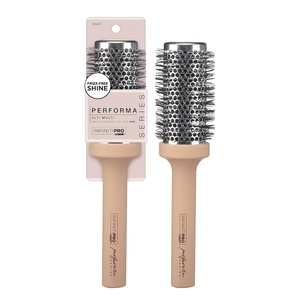 InfinitiPro by Conair – Hair Brush – Round Brush – Round Brush for Blow Out – Designed to Retain Heat and Optimal Airflow – Performa Series(Toasted Almond)