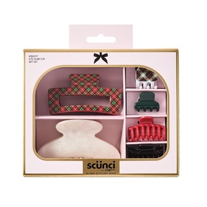 Scunci by Conair 6pk Claw Clips Set – ideal of all hair types – hair accessories for girls and women – trendy teen girl gifts – Valentine gifts for her – Assorted Colors and Styles(Assorted 2)