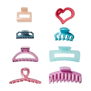 Scunci by Conair 8 piece claw clips set – claw clips for thick hair – hair accessories for women – Pastel Colors(Pastel)