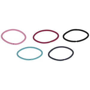 Scunci by Conair Effortless Beauty Large No-damage Pastel Elastics, Hair Ties for Women and Men, Elastic Hair Ties with Medium Hold, Colors May Vary, 30 Pack(30 Count (Pack of 1))