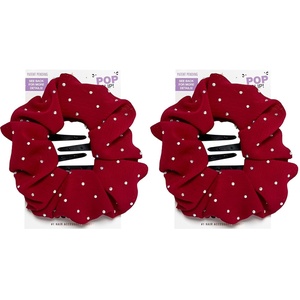 Scunci by Conair Pop Clip Barrette- hair accessories for women – claw clips for thick hair – claw clip – Gifts for women – teen girl gifts -1 Count(Rojo Berry)