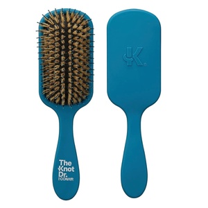 The Knot Dr. for Conair Pro Style Booster Porcupine Cushion Hairbrush(Blue)