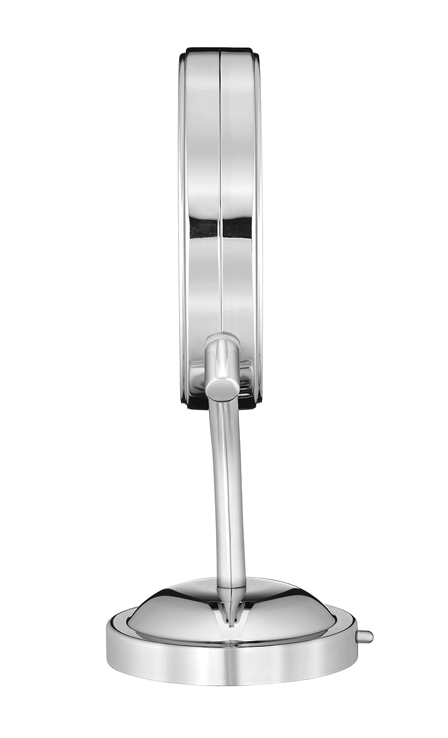 image:imageConair DoubleSided Battery Operated Lighted Makeup Mirror Lighted Vanity Makeup Mirror with LED Lights 1x 5x Magnification Polished Chrome FinishPolished Chrome Finish