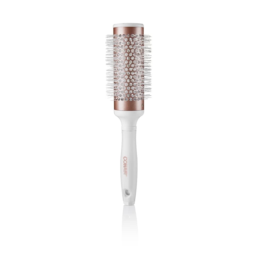 image:imageConair Ceramic Round Brush for BlowDrying Thermal Ceramic Brush for Smoothing and Waves Packaging May Vary 1 Count