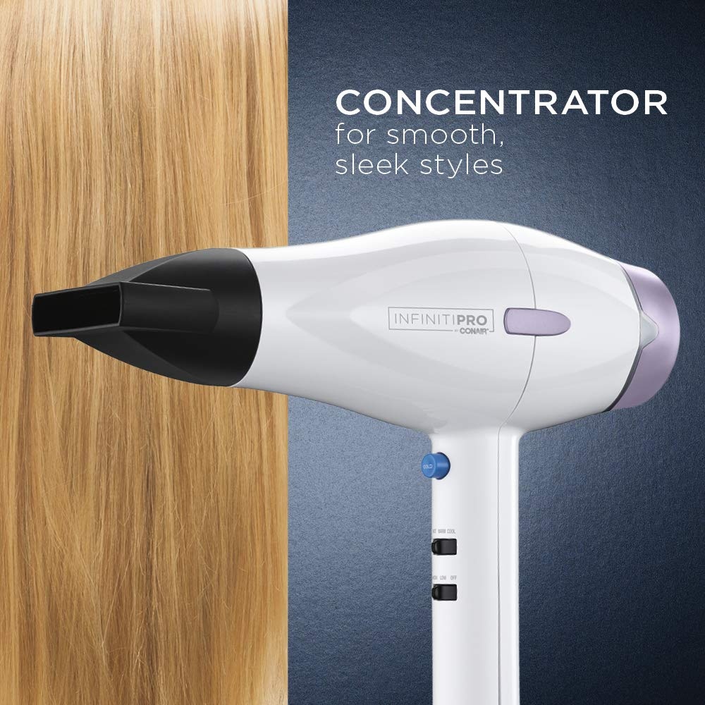 image:imageINFINITIPRO BY CONAIR 1875 Watt Advanced Ceramic Hair Dryer with HeatSense Technology