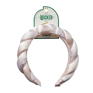 Wicked Elphaba Satin Twisted Spa Headband – Makeup Headband – Scunci by Conair(Glinda Pink)